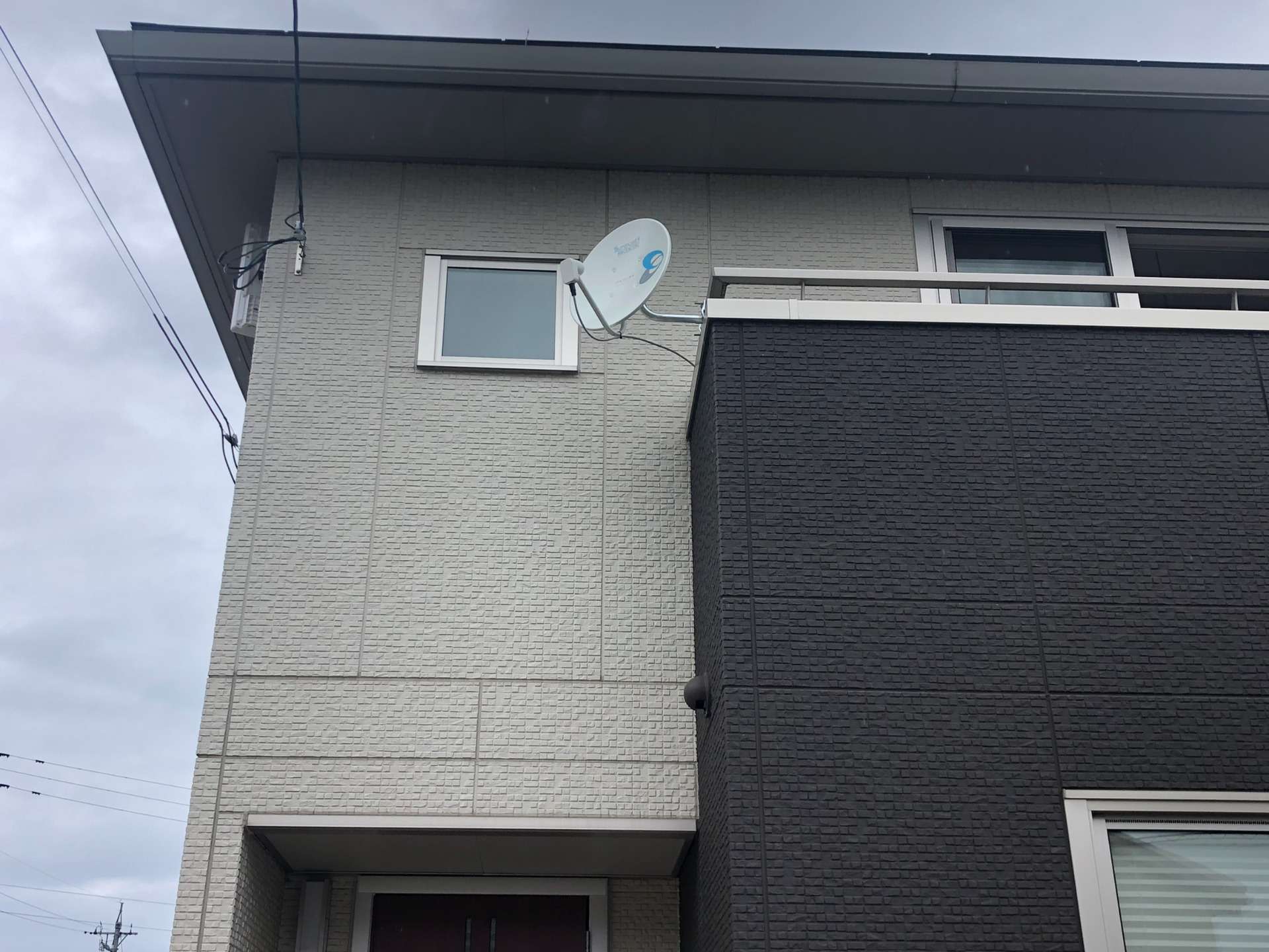 富山県富山市にて一般住宅のBSアンテナ取付工事を行いました☆